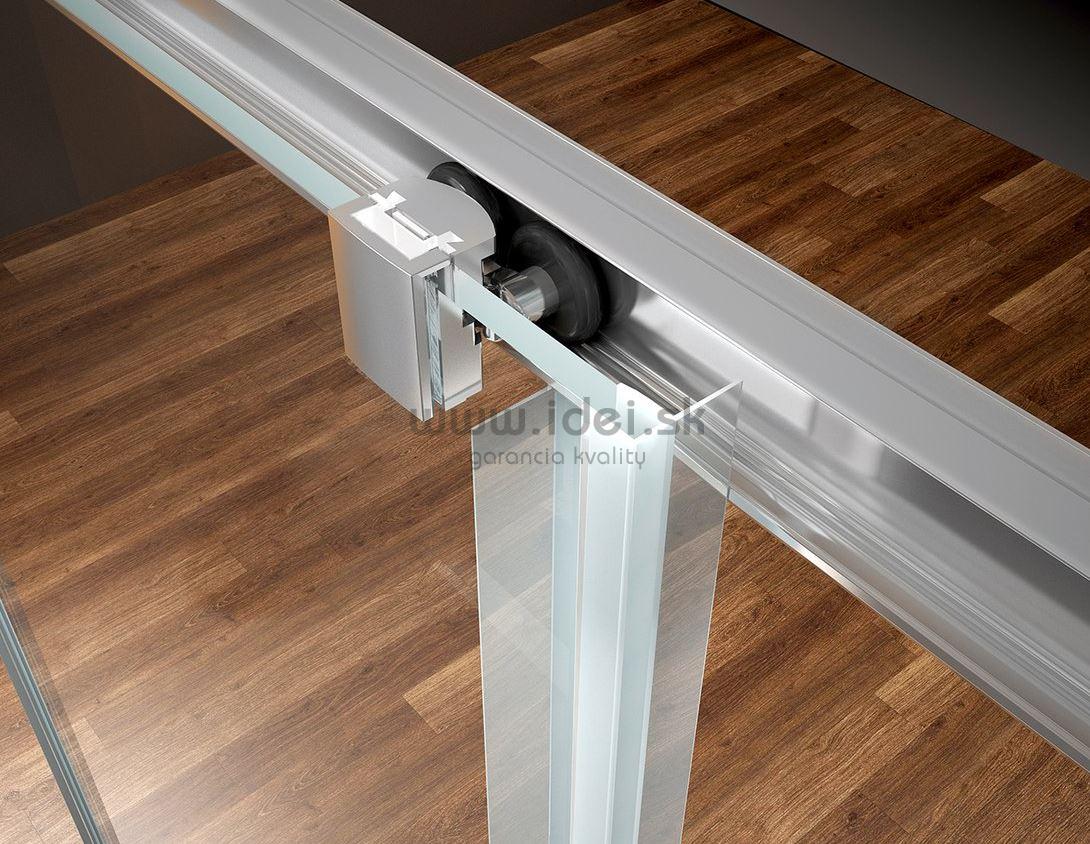 Bruckner BORG štvorcový sprchový kút 90x90 cm