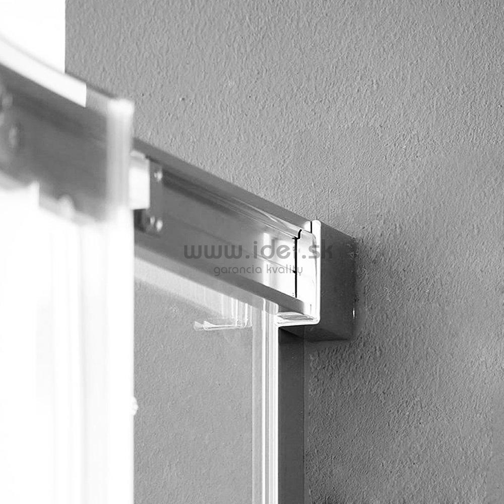 Aquatek ADMIRAL S7 90x90 cm oblúkový posuvný sprchový kút