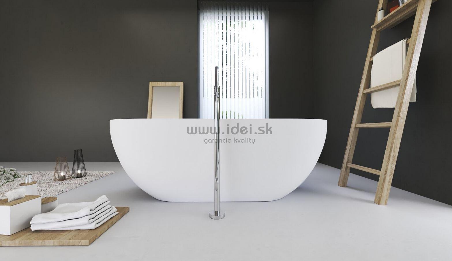 Aquatek CINDY voľne stojaca vaňa z liateho kameňa