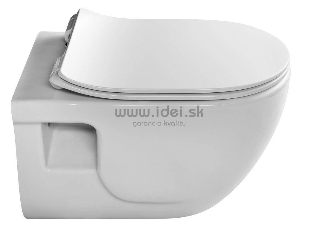 BRILLA závesné WC+bidet 2v1  Rimless so sedátkom