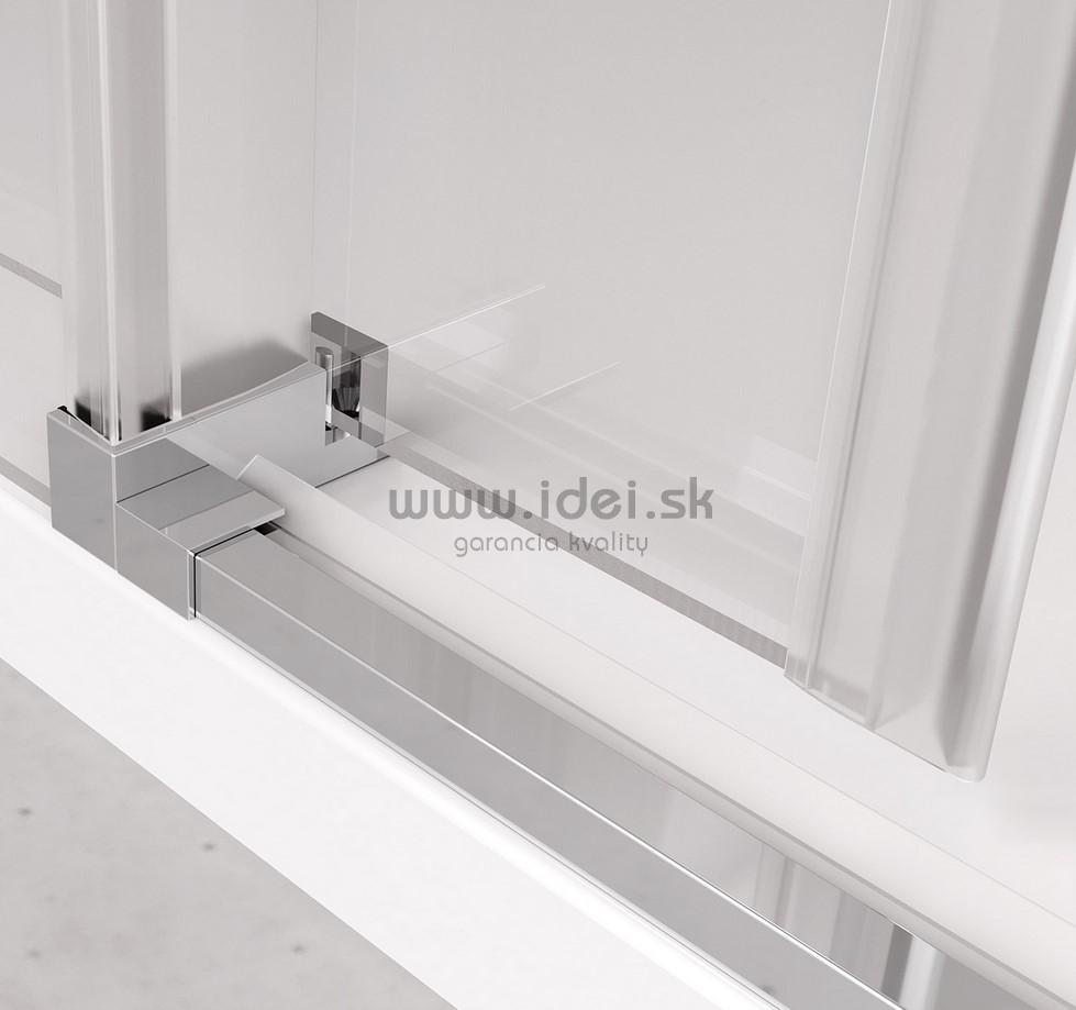 Polysan THRON LINE posuvné sprchové dvere 100-160 cm