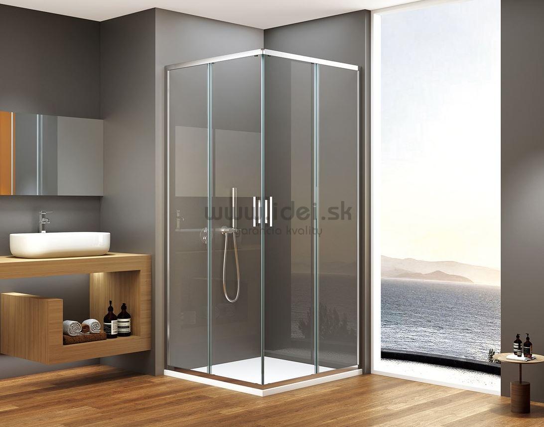 Bruckner BORG štvorcový sprchový kút 90x90 cm