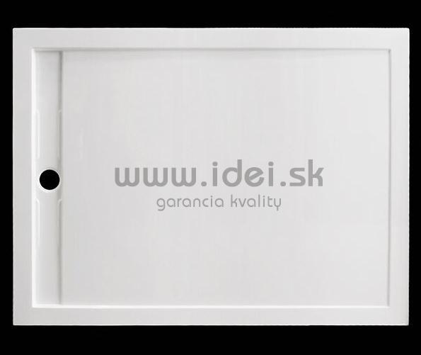 Aquatek LEVEL sprchová vanička z liateho mramoru 80-120 cm