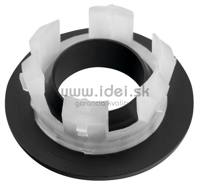 Čierna umývadlová batéria LOTTA so sifónom a príslušenstvom 