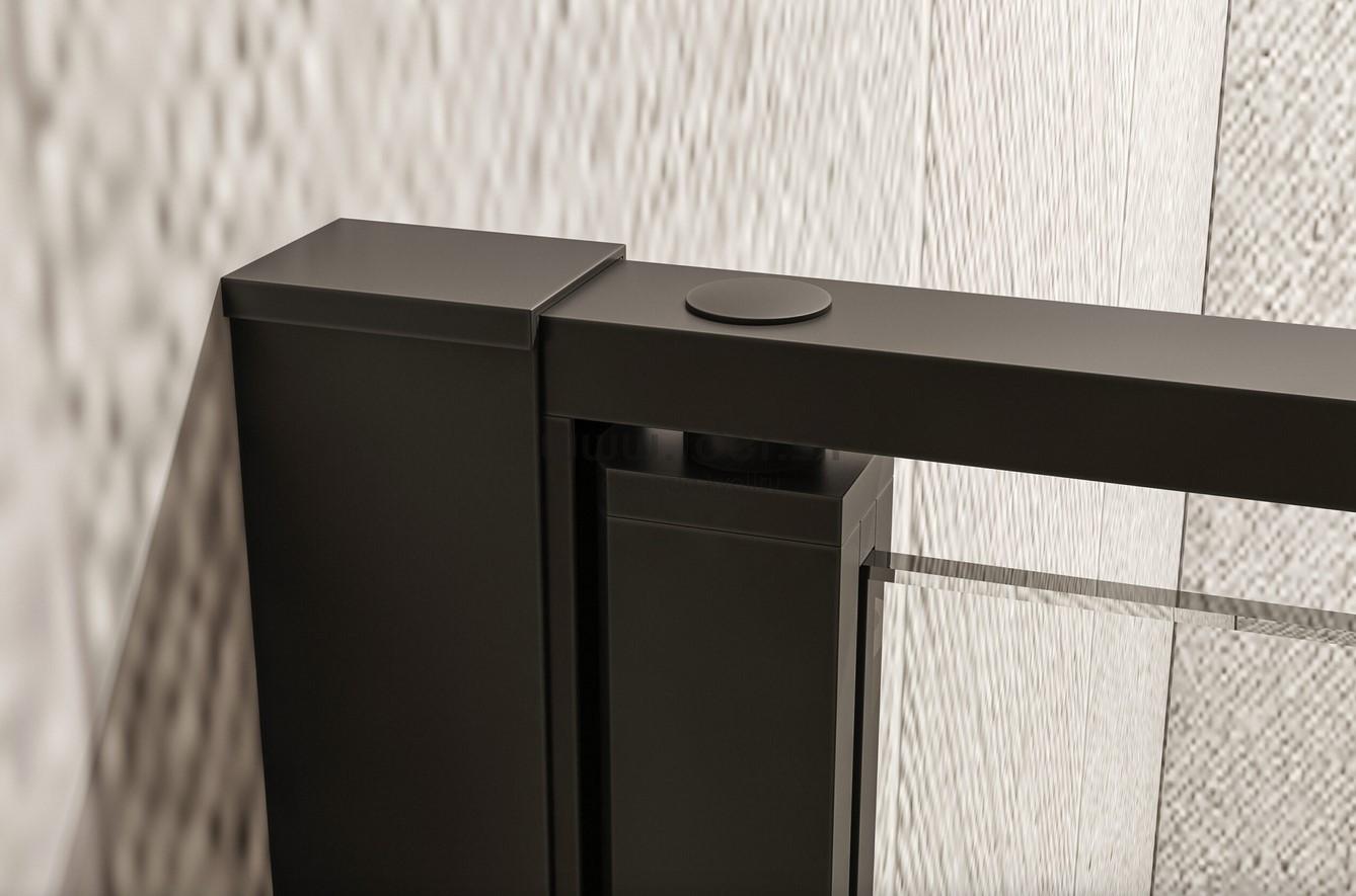 Aquatek YES čierne sprchové dvere B1 BLACK 95 cm