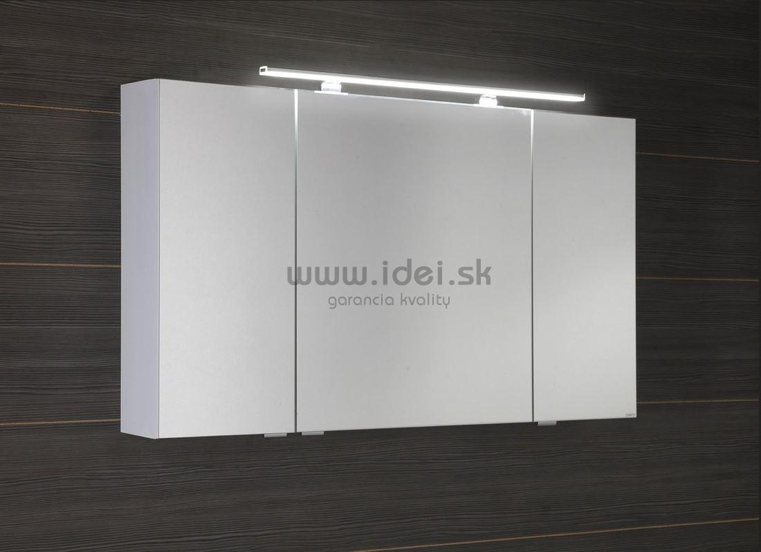 Zrkadlová skrinka MIRRO 120 cm s LED osvetlením