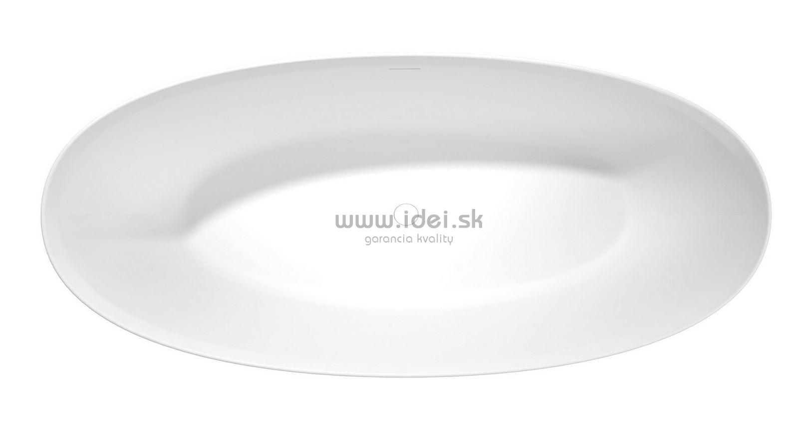 Polysan NOYA voľne stojaca vaňa 170 cm + Click Clack systém