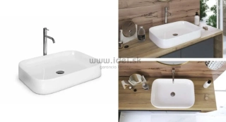 Ceramica Latina umývadlo na dosku 45-55-65-75 cm